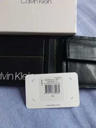 Cartera Calvin Klein Negra Original