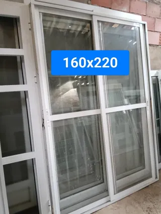 Puerta Balconera Aluminio 160x220