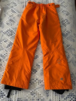 Pantalón de esquí naranja niña