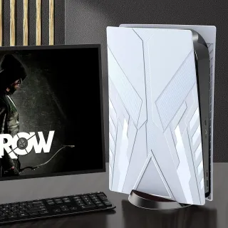 Cover PS5 ABS Bianco Faceplate Mooroer