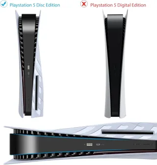 Cover PS5 ABS Bianco Faceplate Mooroer