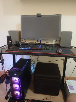 Silla Gaming Aiwf Negra y Blanca