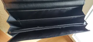 Maletín ejecutivo piel marrón y dorado