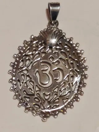 Colgante Plata 925 Om
