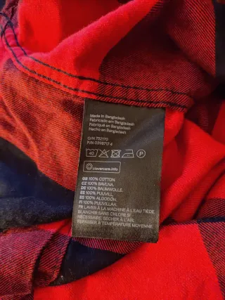 Camisa mujer cuadros H&M sin estrenar T40