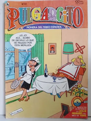 LOTE 10 TEBEOS DE PULGARCITO.P DEL TEBEOS ESPAÑOL.