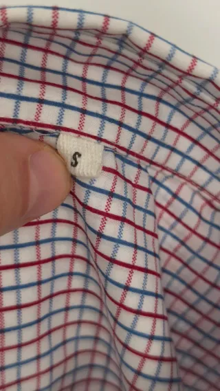 Camisa de cuadros manga corta