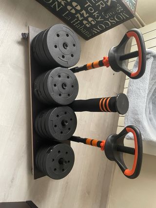 Mancuernas 30kg Ajustables Kettlebell