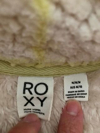 Sudadera Roxy Polar Cuadros