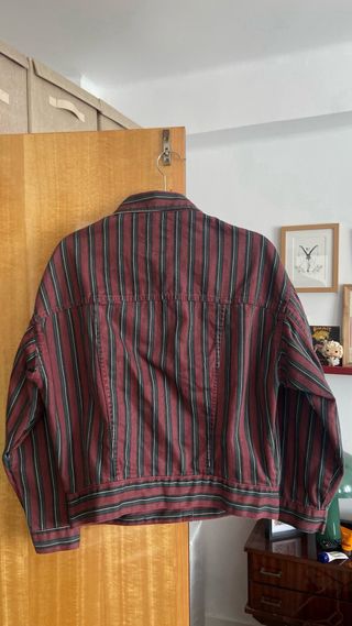 Chaqueta vaquera de rayas