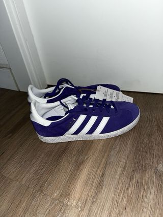 Zapatos Adidas Gazelle Morados Talla 35.5