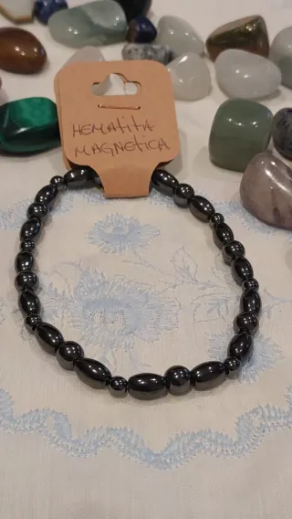 Pulsera Hematita Magnética Natural
