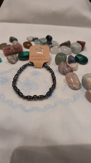 Pulsera Hematita Magnética Natural