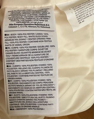 Plumífero Mujer Nike Talla M