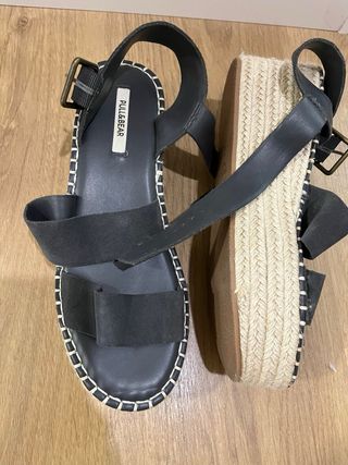 Sandalias plataforma Pull&Bear talla 40
