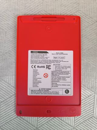 Tableta de Escritura 8.5" con Stylus – Roja y Azul