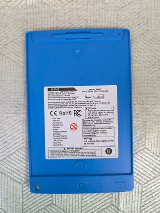 Tableta de Escritura 8.5" con Stylus – Roja y Azul