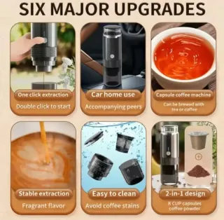 Cafetera Portátil Eléctrica