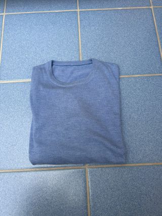 Maglione Lana Made in Italy Blu Taglia 52 (ITA)