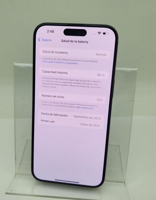 Smartphone APPLE iPhone 15 Pro Max 1TB 96% Batería