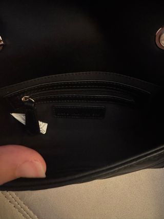 Bolso fiesta Valentino negro y dorado