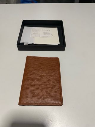 Cartera Loewe Marrón Piel