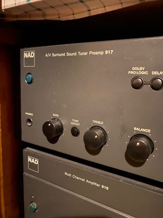 NAD Preamp 917 y Amplificador 916
