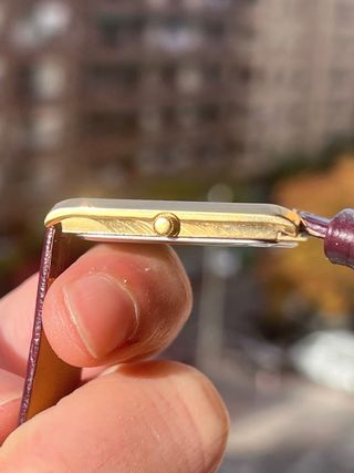 Reloj Seiko Cuarzo Dorado Rectangular