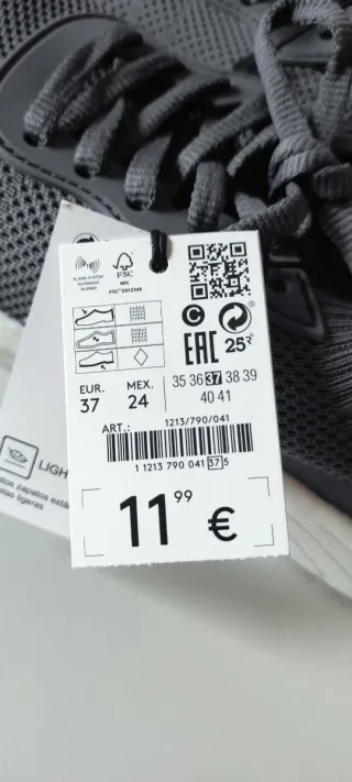 Zapatillas deportivas Lefties mujer talla 37