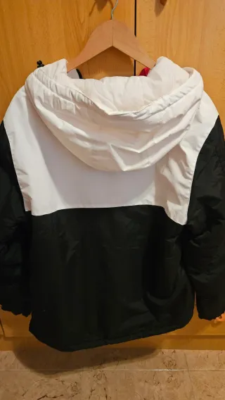 Chaqueta Canguro NASA Blanca y Negra