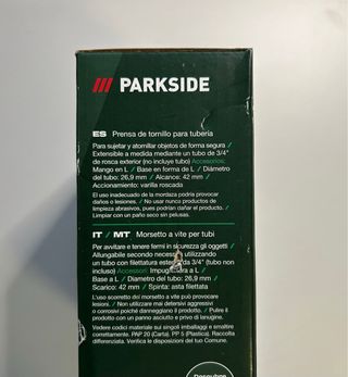 Prensa de tornillo para tubería Parkside