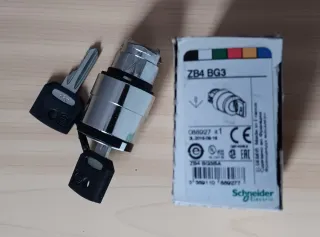 Interruptor con llave Schneider ZB4 BG3