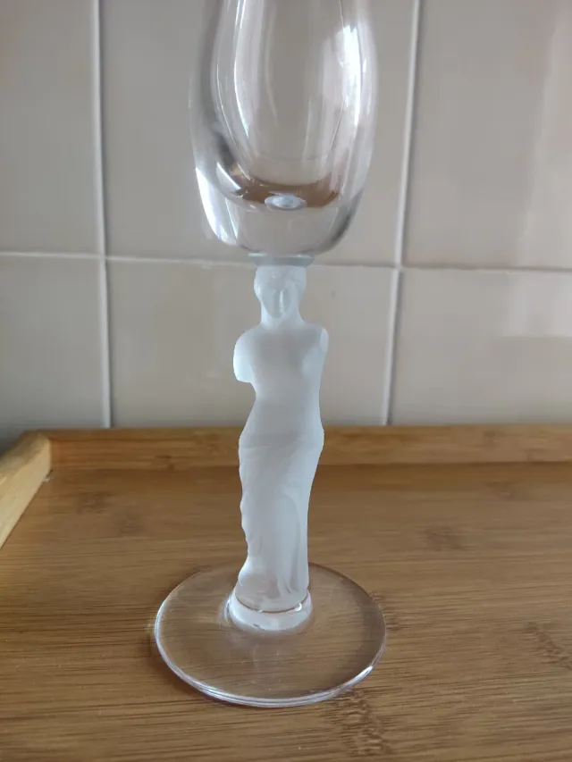 VIOLETERO VINTAGE CRISTAL ESMERILADO