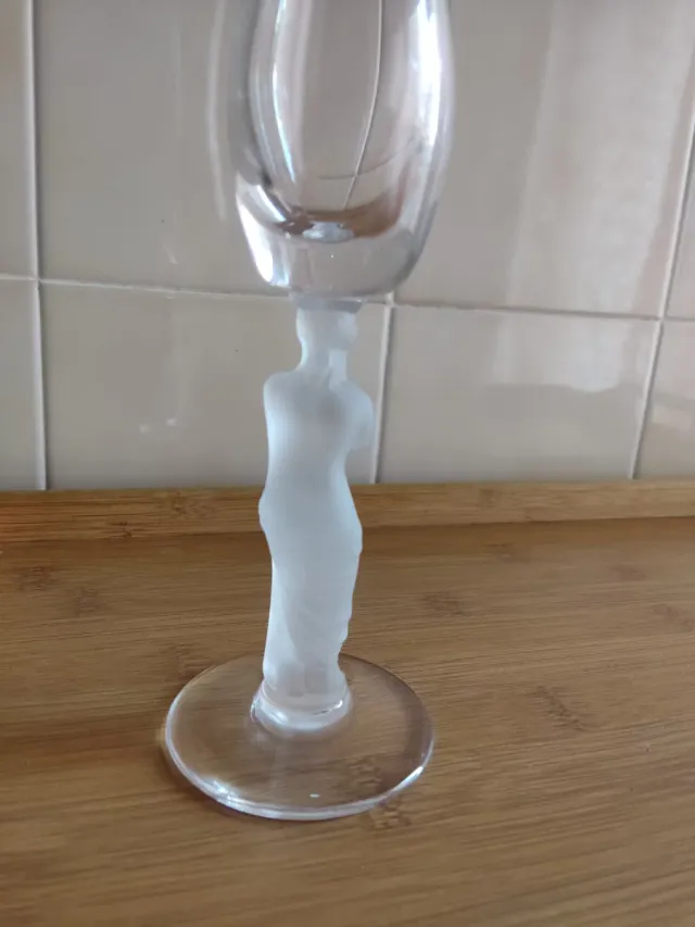 VIOLETERO VINTAGE CRISTAL ESMERILADO