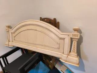 Cabecero de cama beige