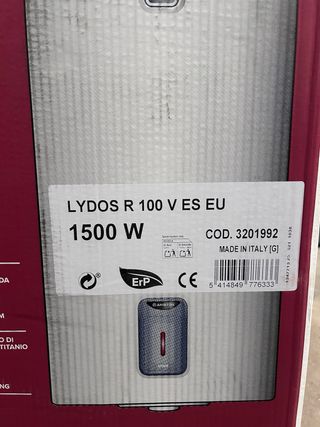Calentador Termo eléctrico Ariston LYDOS R 100 V