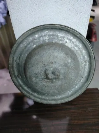 Brasero galvanizado con asas