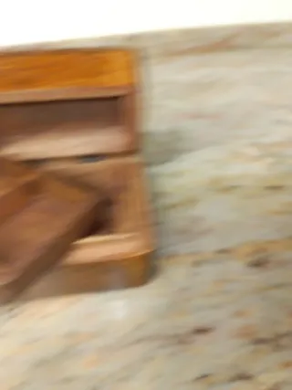 Caja de madera para joyero con estante