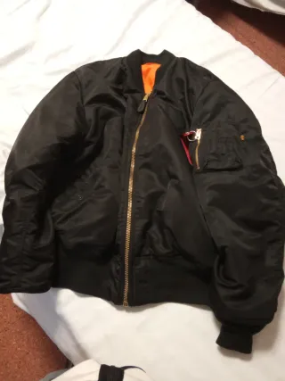 Chaqueta Bomber Alpha Industries Negra