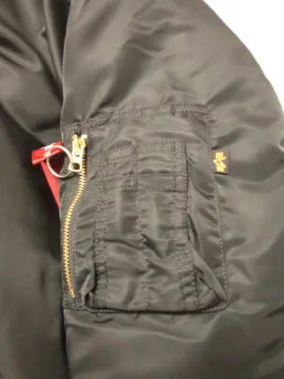 Chaqueta Bomber Alpha Industries Negra