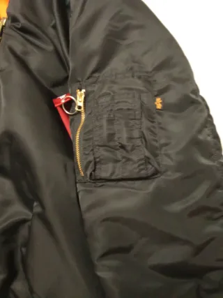 Chaqueta Bomber Alpha Industries Negra