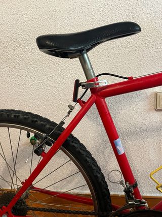 Bicicleta Otero Roja y Amarilla