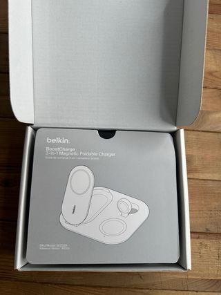 Belkin BoostCharge Cargador Magnético Plegable 3 e