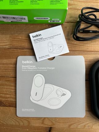 Belkin BoostCharge Cargador Magnético Plegable 3 e