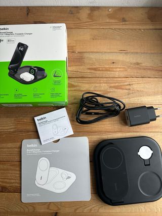 Belkin BoostCharge Cargador Magnético Plegable 3 e