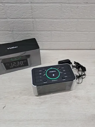 Reloj Despertador iTOMA DAB/FM Carga Inalámbrica