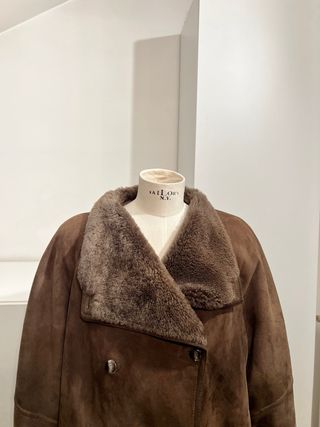 Cappotto Max Mara Lana Shearling Taglia 42 Italia