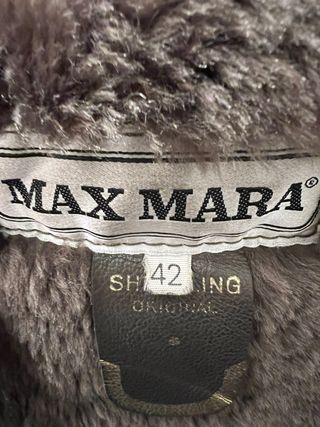 Cappotto Max Mara Lana Shearling Taglia 42 Italia