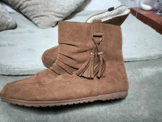 Botas marrones forradas mujer