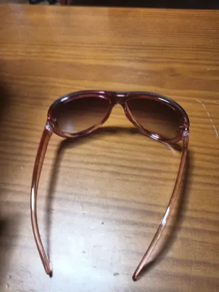 Gafas de sol infantiles rosas y marrones